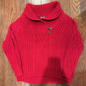 Eddie Bauer Cable Knit Sweater women’s xl